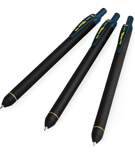 Pentel EnergelX BL107 Gel-Tintenroller – 0,7 Mm, Schwarz, Nachfüllbar, Schnell Trocknend