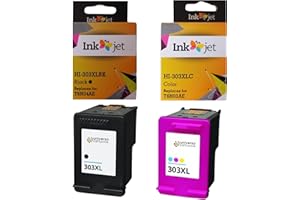 universo cartuccia - 303 XL Multipack Cartucce per hp 303 nero e colore per hp 303XL per HP Envy Photo 6230 cartuccia 7830 6232 6230 6220 7130 7134 6234 6222 6255 6258 6552 7120 (Nero + Color)