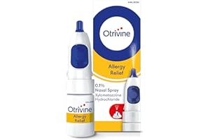 Otrivine Decongestant Nasal Spray, Nose Spray for Allergy & Blocked Nose Relief, 10ml