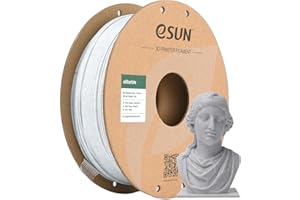 eSUN Filamento PLA Marmo 1.75mm, Filamento per Stampante 3D PLA Colore Marmo, Precisione Dimensionale +/- 0.05mm, Bobina da 1kg (2.2 libbre) Filamento di Stampa 3D per Stampanti 3D
