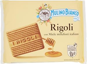 Mulino Bianco Biscotti Frollini Rigoli con Miele Italiano 800 g