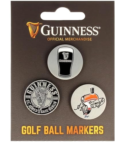 HH-GOLF Golfball-Marker Set - 12 Pokerchips Mit Golf-Motiven