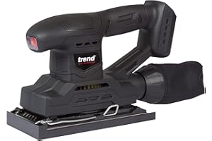 TREND Levigatrice a batteria per terzo foglio 18V (utensile nudo), T18S/TSSB