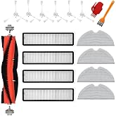 17-piece accessory set for Chuancheng Dreame D9/D9 Max/D9 Max Gen2/D9 Pro/L10 Pro, 1 main brush, 6 side brushes, 4 filters, 4 p