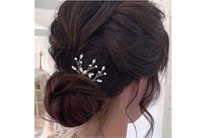 Dervivea Braut Perle Kristall Haarnadeln Gold Strass Hochzeit Haarnadel Winzige Perle Haarnadeln Vintage Perle Braut Haarnadeln Dekorative Haarschmuck Für Frauen Und Mädchen Kopfschmuck Packung Von 3