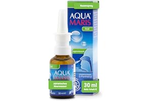 ‎AQUA MARIS Aqua Maris Plus 30 ml mit Dexpanthenol – Meersalz Nasenspray zur Nasenspülung, hilft bei Erkältung, Heuschnupfen und Allergie, das rezeptfreie Nasenspray ist für Kinder und Erwachsene geeignet