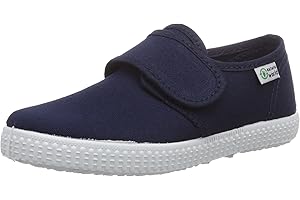 Natural World BLUCHER VELCRO Jungen Flache Hausschuhe