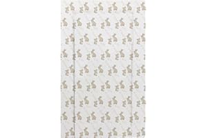 Kinder Valley Baby Changing Mat - Bunny Nappy Mat for Babies, Portable Unisex Changing Pad with Cute Bunny Design