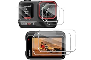 Holilo Vetro Temperato Pellicola per Insta360 Ace Pro 2【2 set】 Pellicola Protettiva, Pellicola Durezza 9H Senza Bolle Protezione Schermo HD Anti-graffio Anti-Impronta
