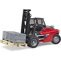 Bruder Giocattoli Carrello Elevatore Giocattolo Bruder Linde H30D Con Pallet E Gancio Di Traino G 561628 - Foto 4