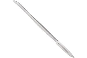 RGM Outil de gravure, brunissoir incurvé et grattoir, pointe 601 (RGE001)