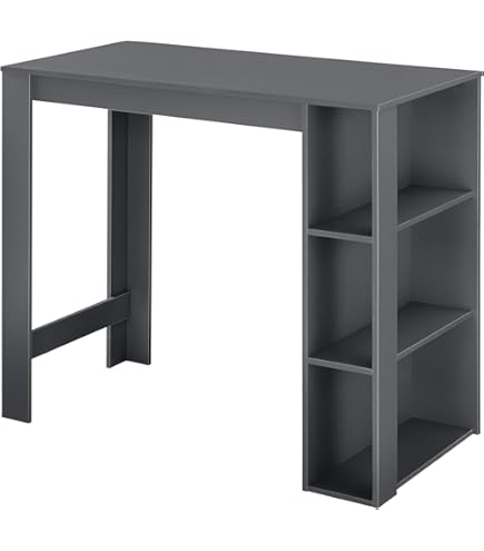 SoBuy OGT11-N Bartafel Tafel met 4 krukken – Tuinset bartafelset 5-delige eettafel bistrotafel met 4 stoelen