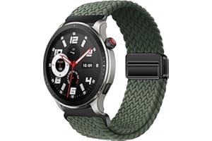 BIRDTOBR Armband Kompatibel mit Amazfit GTR 4/ GTR 3/ GTR 2/ GTR 47mm, 22mm Doppelmagnet Einstellbar Nylon Ersatzarmband, Schnell Trocknendes Breathable Sportarmband für GTR 4 Pro/GTR 3 Pro/GTR 2e