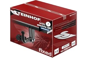 NEU Anhängerkupplung AHK Steinhof starr für Peugeot 107 2005-2014 mit 7-polig Universal-Elektrosatz