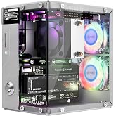Pironman 5 x Mini PC NVMe M.2 SSD PCIe 2.0/3.0 Case for Raspberry Pi 5 Hailo-8L, OpenClaw AI Agent, Tower Cooling + Dual RGB