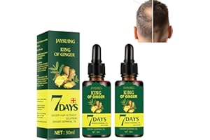 ORGRUL 7 Days Hair Growth, Haarwachstumsserum, Ginger Hair Regrowth Haarserum, Ginger Hair Serum, Ingwer-Keimöl, Loss Treatment Growth Hair for Men Women (2 Stück)