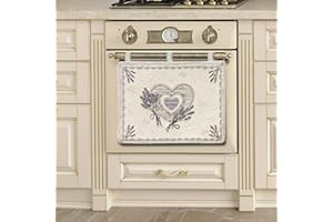 CONFEZIONI GIULIANA Copriforno Cucina Universale jacquard cinigliato Made In Italy - LAVANDA