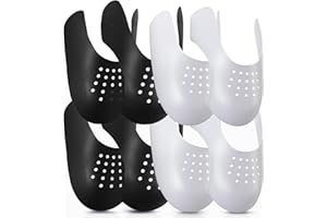 REITSCHUETZ® 2 pares o 4 pares de protectores antiarrugas para zapatos, protectores de zapatillas, protectores Dunk Low Shoe, protección contra torceduras Air Force 1, ideal para Jordan 1/4