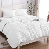 Cotopuro Duvet Cover for 160 cm Bed, 100% Cotton, Duvet Cover Set 250 x 200 cm and 2 Pillowcases 50 x 80 cm Premium Cotton, 1