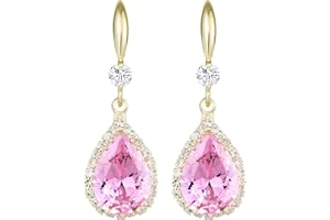 Linawe Tropfen Ohrringe Damen Hängend - Gold Silber Rosegold Schmuck, Diamant Kristall Hochzeit Modeschmuck