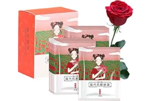 SHEFAVE Heated Eye Mask,20Pairs Steam Eye Mask,Heated Eye Mask for Dry Eyes,Warm Eye Compress,Eye Care Steam Warm Eye Mask,for Relaxation & Eye Strain,Fatigue Disposable Moist Hot Compress Eye Patch (Rose)