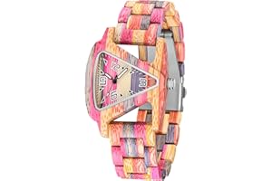 Tiong Montre en Bois pour Femme | Montres analogiques en Bois à Quartz | Le Meilleur Choix de Cadeaux pour Les Femmes