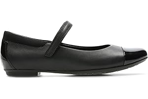 Clarks Tizz Talk Girls Senior Mary Jane School Shoes