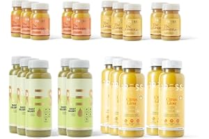 PRSS 100% COLD PRESSED PRESS Healthfoods - Immunity Bundle (20 Bottles) | 5x Daily Celery 250ml, 5x Citrus Glow Super Smoothie 250ml, 5x The Immunity Shot 100ml, 5x The Ginger Shot 100ml |