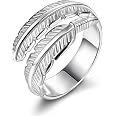 Bague large réglable en argent Vert | L'atelier du blanc