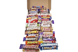 Three Strawberry Ltd. Mega Chocolate Gift Hamper, 25 Different Full Size Chocolate Bars, Massive Selection of Delicious Chocolates, Pack of 1