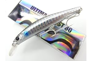 momolures - ULTIMA ARTIST SWIMMER 70mm 80mm Vairon coulant pour bar, bar, brochet, truite, saumon pêche au leurre