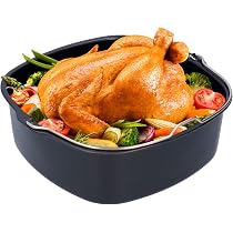 Moule Carré Pour Air Fryer 17,5x17,5x7 Cm | Acier Aluminium Antiadhésif | Pour Gâteaux, Brownies, Cuisson Air Fryer