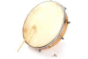 Percussion Plus PP878 12 inch Tunable Drum, Brown