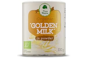 Organic Golden Milk in Powder DARY NATURY Mix 100 g turmeric ginger cinnamon nutmeg warming mix