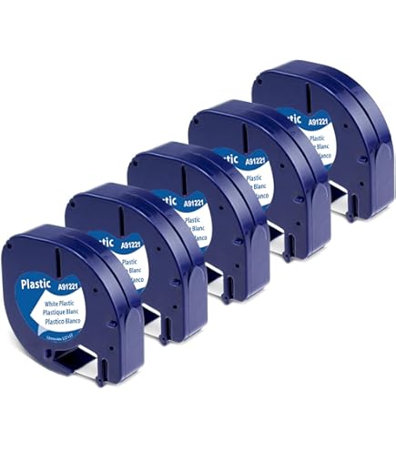 Casio EZ - Cartuccia Con Nastro Per Etichettatrice, Blu Con Inchiostro