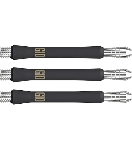 Mission Darts Titan Fox Tallos De Titanio | 35 Mm Natural Medium | Una Pieza Con Junta Tórica | Precisión Para Dart Players