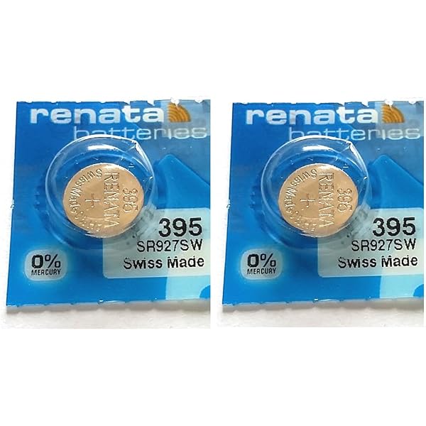 Renata 395 Knopfzellen-Batterie – 1.55V, Für Armbanduhren, Taschenrechner & Kleingeräte