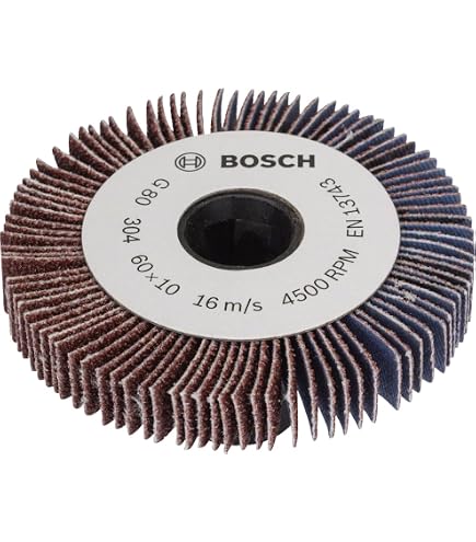 Rouleaux à Lamelles Bosch - Grain 80 Et 120 - 60mm - Pour Ponceuse PRR 250 ES
