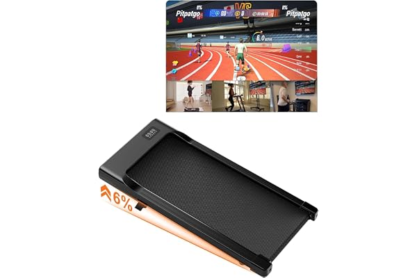 Superun Raceable Tapis de Course Inclinable 2.5HP Tapis de Marche APP Contrôle Max 136KG Walking Pad Portables avec Parcours d'entraînement et Courses Multi-Coureurs