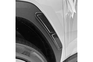 ‎FUEISOF FUEISOF für Hyundai Tucson NX4 N-Line 2025 Außen Kotflügel Lufteinlässe Kiemen Grill Abdeckung 4 Stück (Kohlefaser)