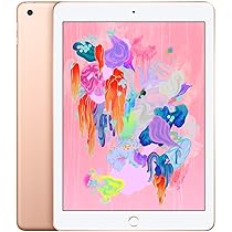 Apple iPad 9.7 (2018) 32GB Wi-Fi - Gold (Renewed) : Amazon.co.uk