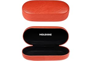 Molshine Twarde etui na okulary przeciwsłoneczne, klasyczny duży futerał na okulary dla kobiet mężczyzn, okulary