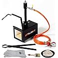 DEVIL-FORGE Gas Propane Forge DFPROF1+1D, 1 Burner DFP (80.000 BTU), Gas Ball Valve, Air Choke, 1 Door, Knife Making, Blacksmith, Farrier, 2500°F / 1370°C