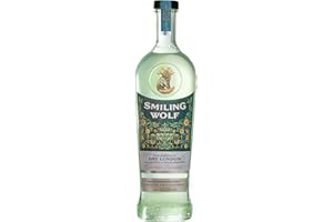 Smiling Wolf Dry London - Functional Alcohol Free Gin - Mood Enhancing Spirit with Natural Nootropics & B Vitamins - Premium Non Alcoholic - 700ml Bottle