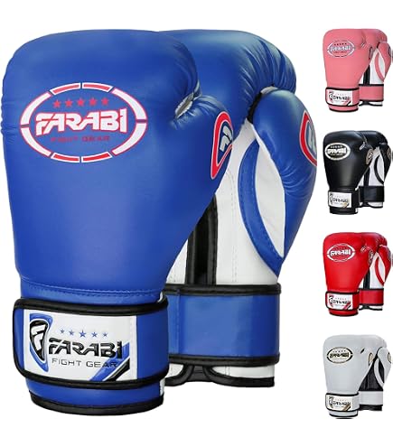 Gants De Boxe Starpro Enfants – Cuir Synthétique, Mousse Injectée, Tailles 4oz/6oz !
