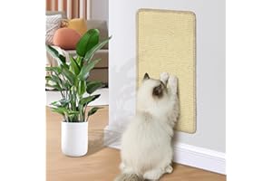 GBLAVM Tapis griffoir pour chat - 60 x 30 cm - En sisal - Tapis à gratter pour chat - Protection anti-rayures pour meubles (1 pièce)