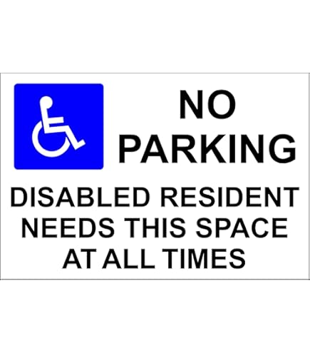Please No Parking At Anytime Thank You DÃ Cor Sign - 12 X 12 - Burgundy - Aluminum Composite Made In USA By Sigo Signs - View #8