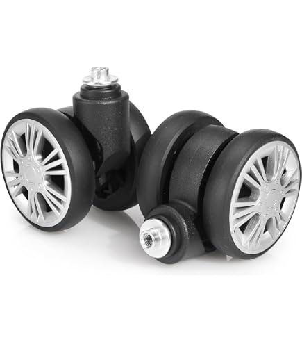 Fresh66 Paar Gepäck-Koffer Ersatz Wheels Rad Gummi Metall für Trolley Gepäckkoffer Hartschalenk ffer (80X24MM Fresh66 Paar Gepäck-Koffer Ersatz Wheels Rad Gummi Metall für Trolley Gepäckkoffer Hartschalenk ffer (80X24MM