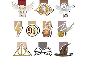 LUCKEEY Lesezeichen Magnetisch Zauber Thema,Kleine Geschenke für Adventskalender Füllung,Magnetische Lesezeichen Personalisiert Geburtstagsgeschenk,Weihnachtsgeschenke für Kinder,Freund,Lehrer,Buchliebhaber