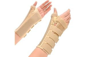 Express Orthopaedic® - Medically Approved Neoprene Wrist & Thumb Brace Support For Arthritis, Carpal Tunnel, Sprains & RSI (L - Wrist Circ:17-20cm, LEFT)